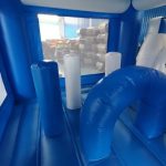Frozen inflatable bounce house with Elsa and Anna
