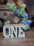 One Number Marquee Rental for Forest City Bounce and Event Rental