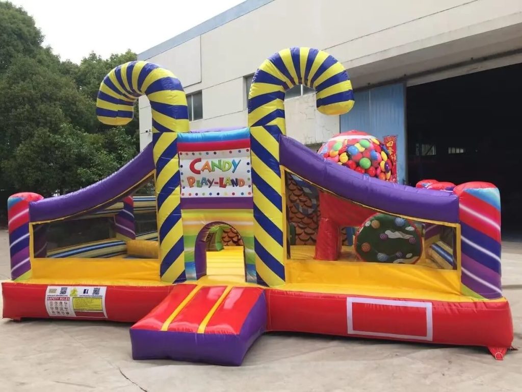Candyland toddler inflatable bounce house and playland
