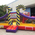 Candyland toddler inflatable bounce house and playland